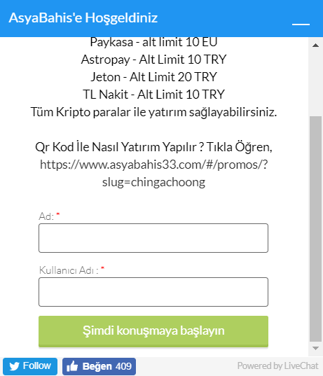 Asyabahis Canlı Destek