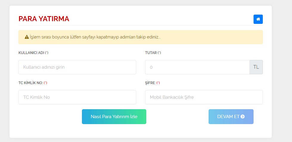 İş Cep Anahtar Ödeme Ekranı 